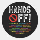 Search for hands off stickers Resist
