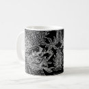 Search for white dragon mugs Black and white