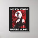 Search for harley quinn canvas prints Dc comic villains