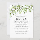 Search for greenery brunch baby shower invitations Watercolor