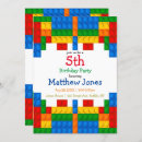 Search for building block invitations Boy