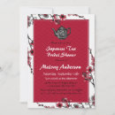 Search for japanese tea invitations White