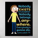 Search for existence posters Adult swim