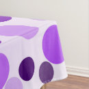 Search for purple polka dot tablecloths Circles