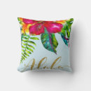 Search for bright floral cushions Tropical