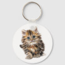 Search for fluffy kitten key rings Feline