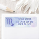 Search for zodiac return address labels Cute