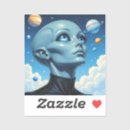 Search for cool alien stickers Extraterrestrial