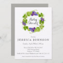 Search for grapes invitations Watercolor
