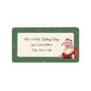 Search for christmas from santa labels Red and green