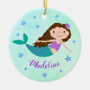 Search for mermaid christmas tree decorations Purple