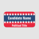 Search for political name tags Vote