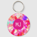 Search for multicolored for key rings Watercolor