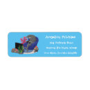 Search for great white return address labels Cartoon