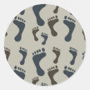 Search for footprints stickers Brown