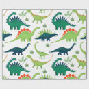 Search for t rex wrapping paper Kids