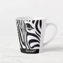 Search for black and white zebra stripes mugs Chic