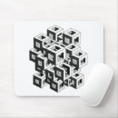 Search for optical illusion mouse mats Black and white