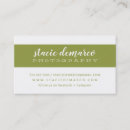 Search for olive green business cards Fashion