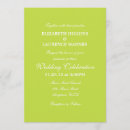 Search for lime green wedding invitations Simple