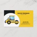 Search for road construction business cards Contractor