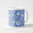 Search for large seashell mugs Nautical