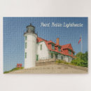 Search for michigan lighthouse puzzles United states