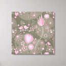 Search for pink grey canvas prints Flower