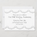 Search for platinum anniversary invitations Heart