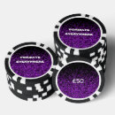 Search for purple poker chips Black