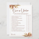 Search for over under bridal shower games Fun