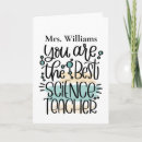 Search for science teacher thank you cards Appreciation
