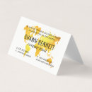 Search for world map business cards Gold