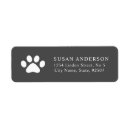 Search for pawprint return address labels Pet