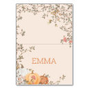 Search for pumpkins table cards Greenery