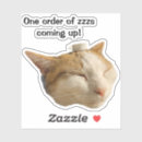Search for food meme stickers Cute cat