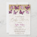 Search for glitter butterfly invitations Pink