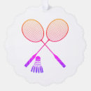 Search for badminton christmas tree decorations Racquet
