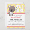 Search for koala bear baby shower invitations Modern