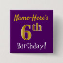 Search for 6th badges Sixth birthday