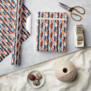Search for blue and orange wrapping paper For her