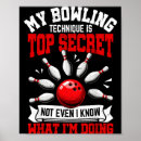Search for funny bowling posters Handmade