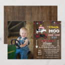 Search for barn animals birthday invitations Tractor