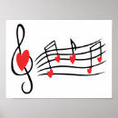 Search for black white music notes posters Cute