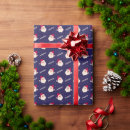 Search for blue santa claus wrapping paper Snow