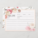 Search for antique bridal shower recipe cards Elegant