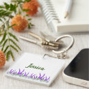 Search for flower key rings Lavender
