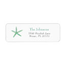 Search for starfish christmas return address labels Watercolor