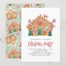 Search for gingerbread house christmas invitations Watercolor