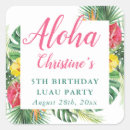 Search for birthday luau party stickers Baby shower